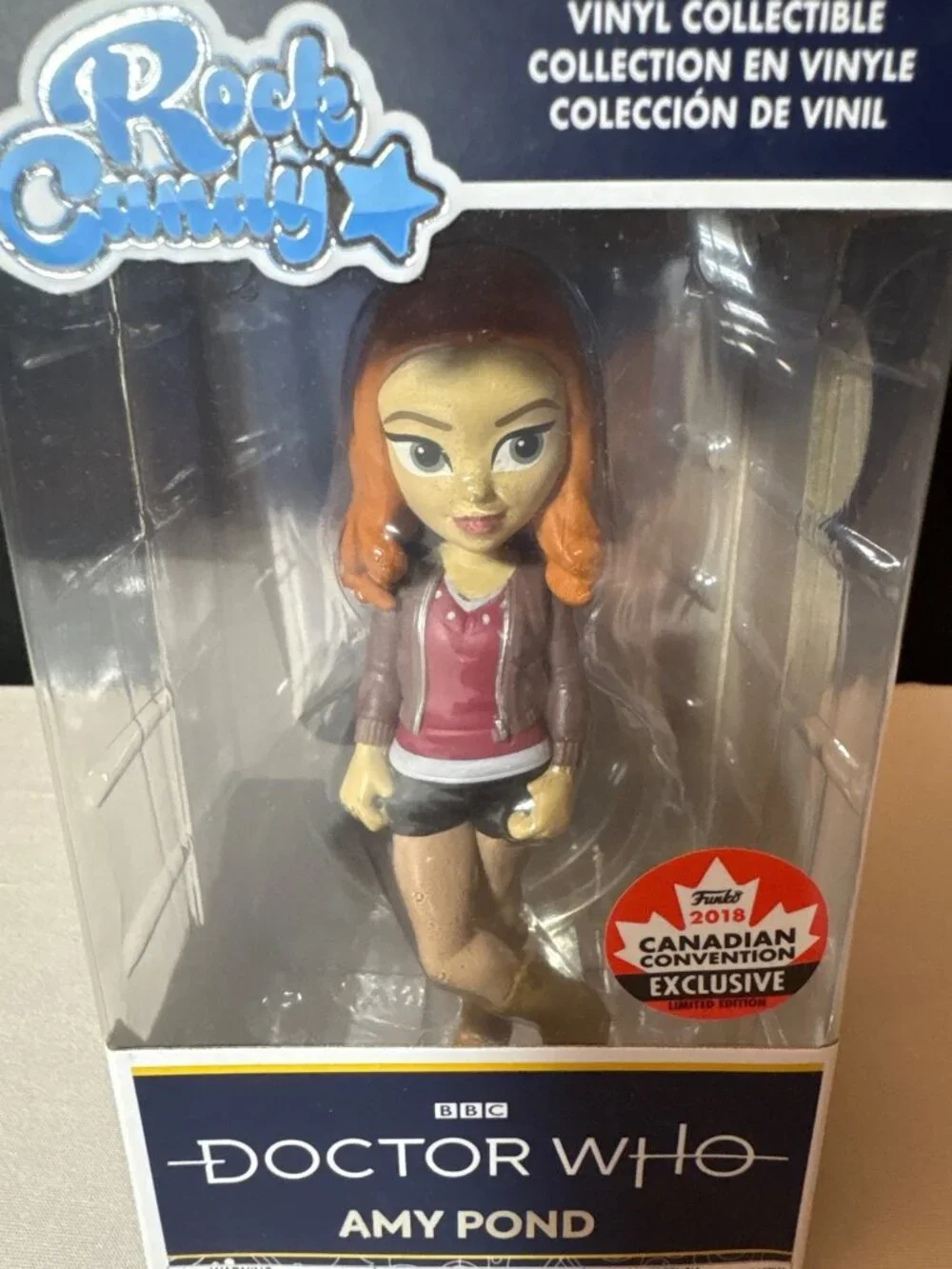 Funko Rock Candy Amy Pond Doctor Who Vinyl 2018 Canadian Convention Exclusive